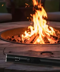 Skandi gasstenner med jetflamme, etterfyllbar, 21 cm