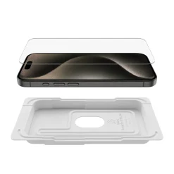 Skjermbeskyttelse til iPhone 15 Pro, Belkin ScreenForce UltraGlass 2