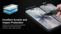 Skjermbeskytter i herdet glass iPhone 17