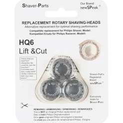 Skjærehode HQ6 Lift&Cut til Philips barbermaskin, 3-pakning