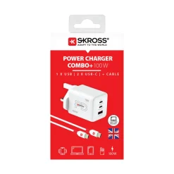 Skross Combo+ reiselader 100 W PD, UK