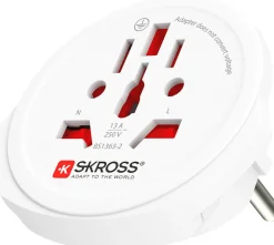 SKROSS World to Europa, reiseadapter