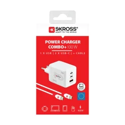 Skross Combo+ reiselader 100 W PD, EU