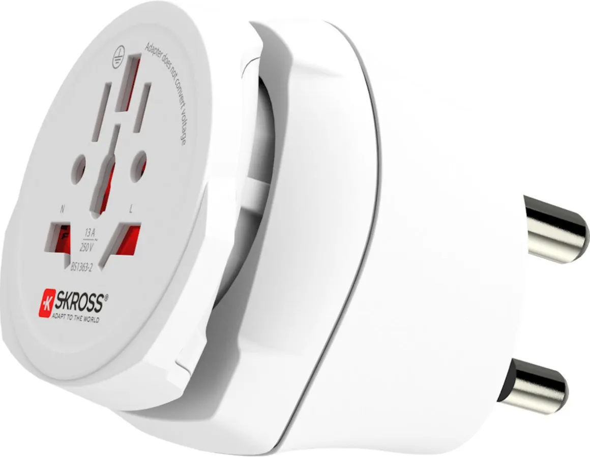 Skross Combo World to South Africa, Europe reiseadapter