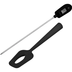Slikkepott med termometer for matlaging og baking