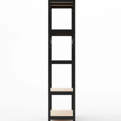 Smal oppbevaringshylle metall, 60x40x180 cm