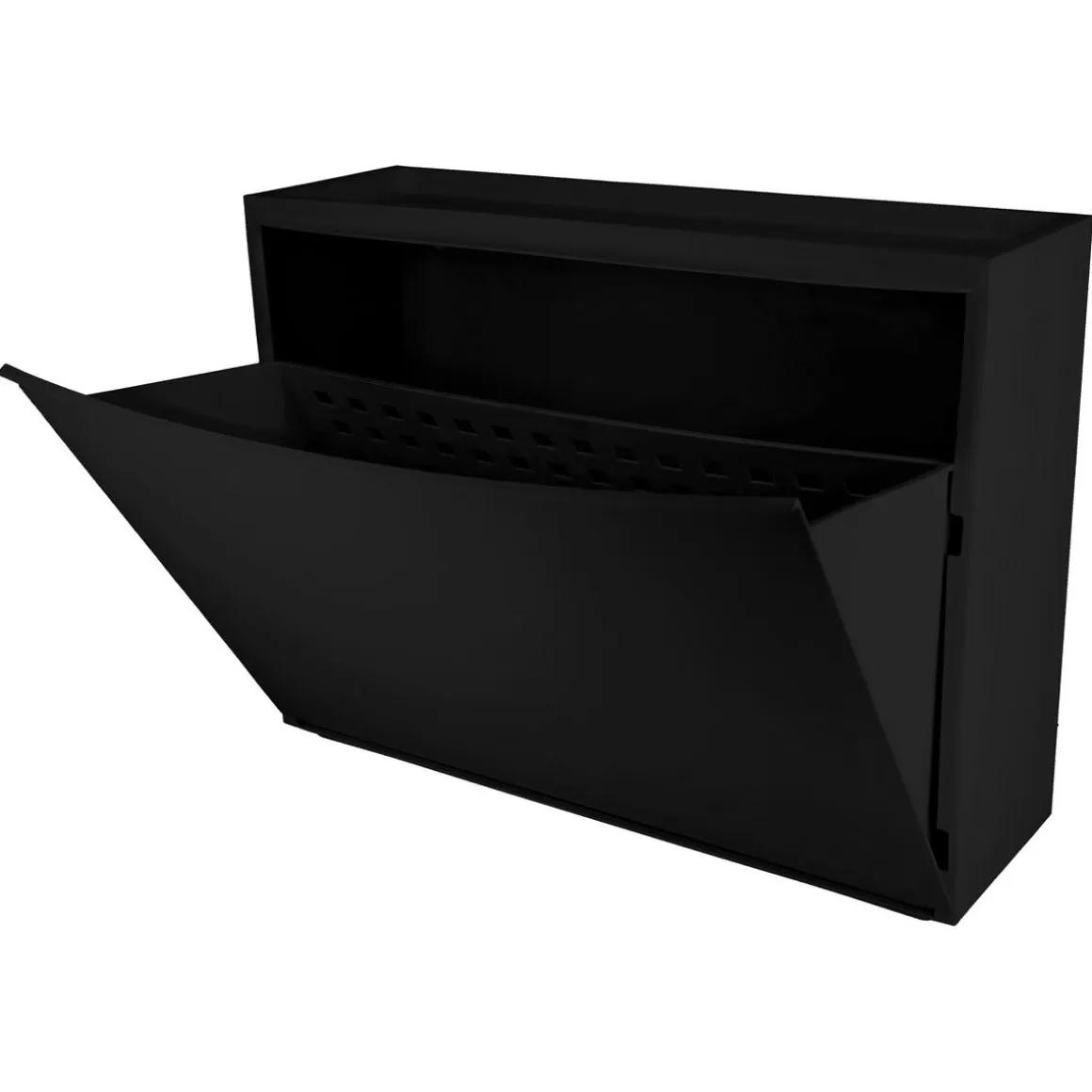 Smalt skoskap, vegghengt i plast, 51,5x16x39 cm
