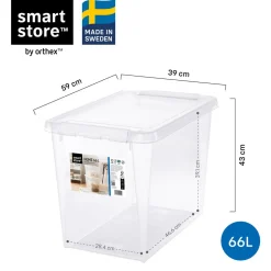 SmartStore Home oppbevaringsboks med lokk
