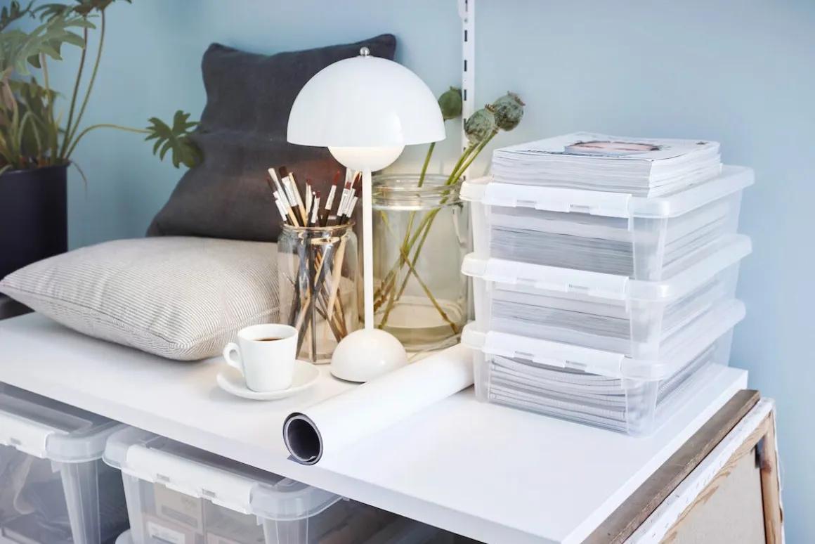 SmartStore Home oppbevaringsboks med lokk