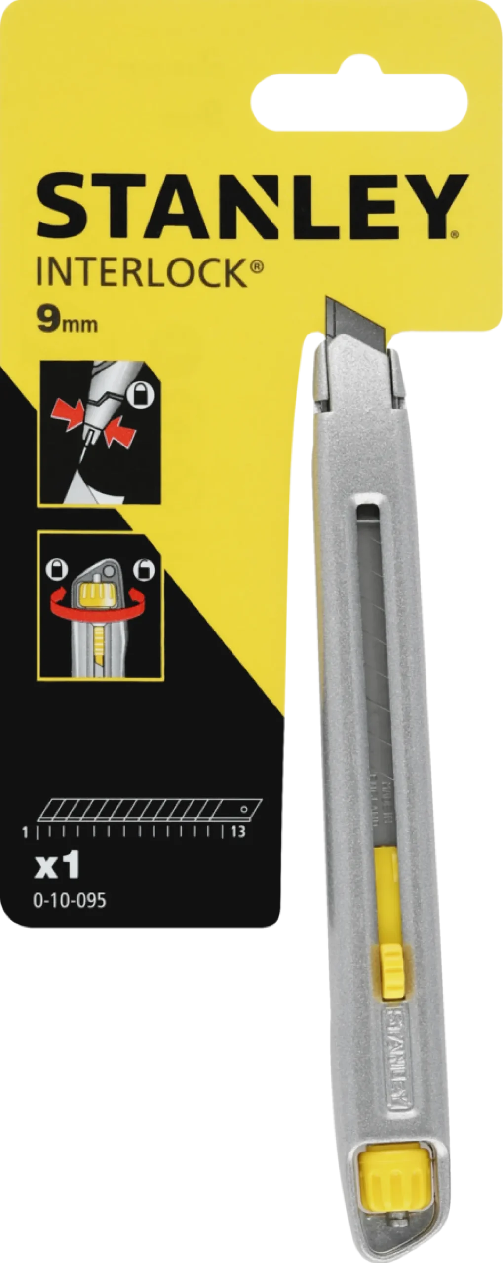 Stanley Interlock brytebladkniv, 9 mm
