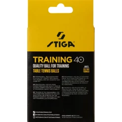 Stiga Training 40+ bordtennisballer, 12-pakning