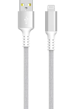 Stofftrukket USB-A til Lightning ladekabel for iPhone 3m Clas Ohlson