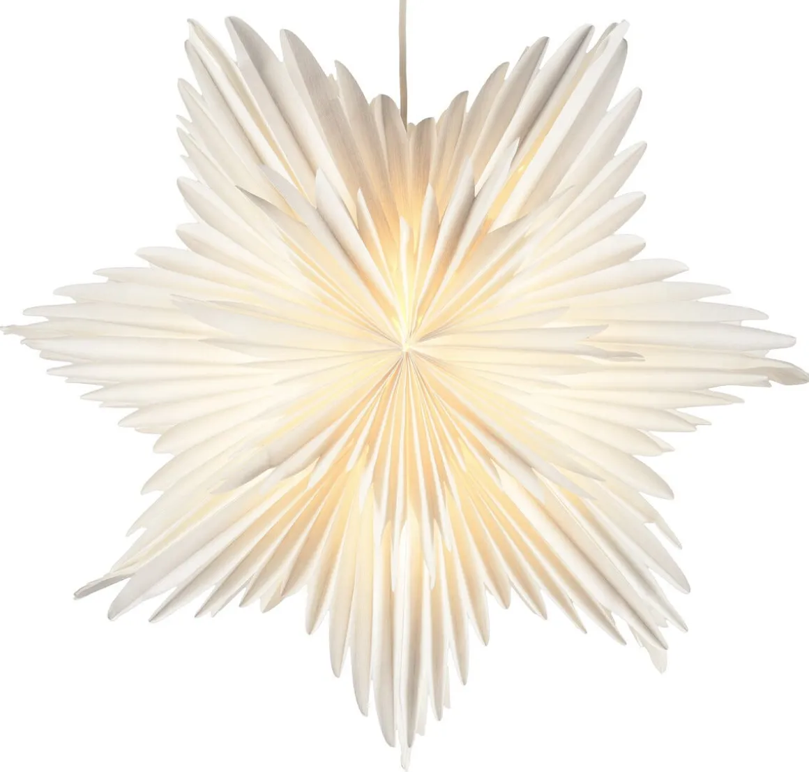 Stor adventsstjerne i papir, 60 cm, Northlight