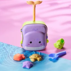 Strandleker for vannlek med koffert fra 3 år