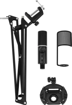 Streamplify MIC USB-mikrofon, RGB og mikrofonarm