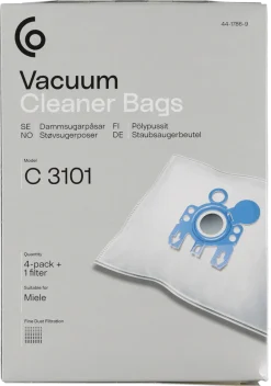 Støvsugerposer C3101, 4 stk.