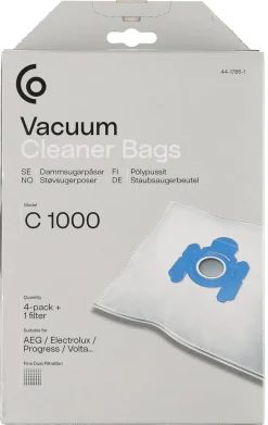 Støvsugerposer C1000, 4 stk.