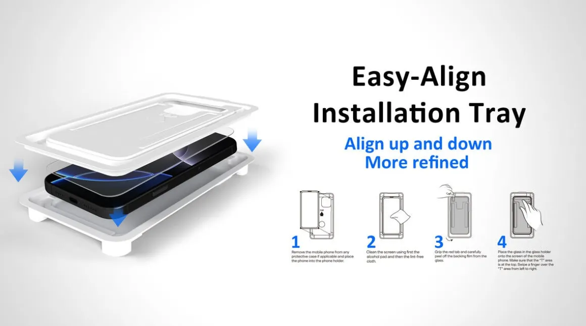 Tempered Glass, skjermbeskytter for iPhone 12 Pro Max