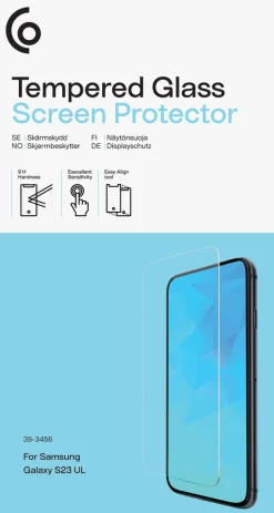 Tempered Glass skjermbeskytter til Samsung Galaxy S23 Ultra