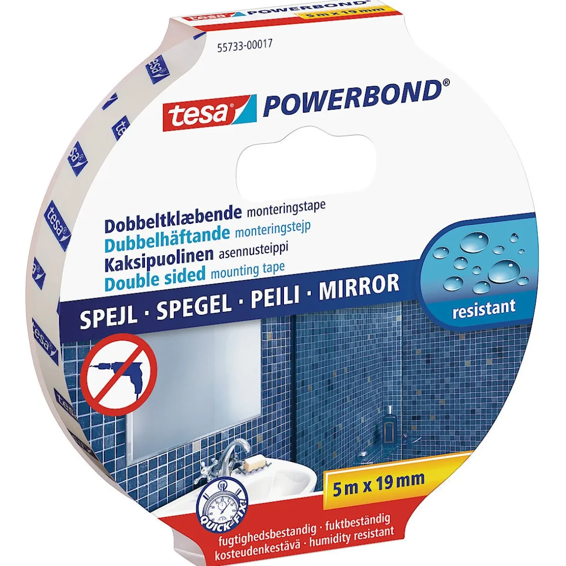 Tesa Mirror monteringsteip