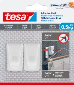 Tesa selvheftende krok, 2 stk/pk.