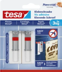 Tesa selvheftende skruer, grå