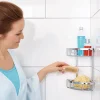 Tesa Aluxx dobbel dusjhylle, krom