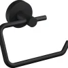 Tesa Moon Black dorullholder selvklebende, svart
