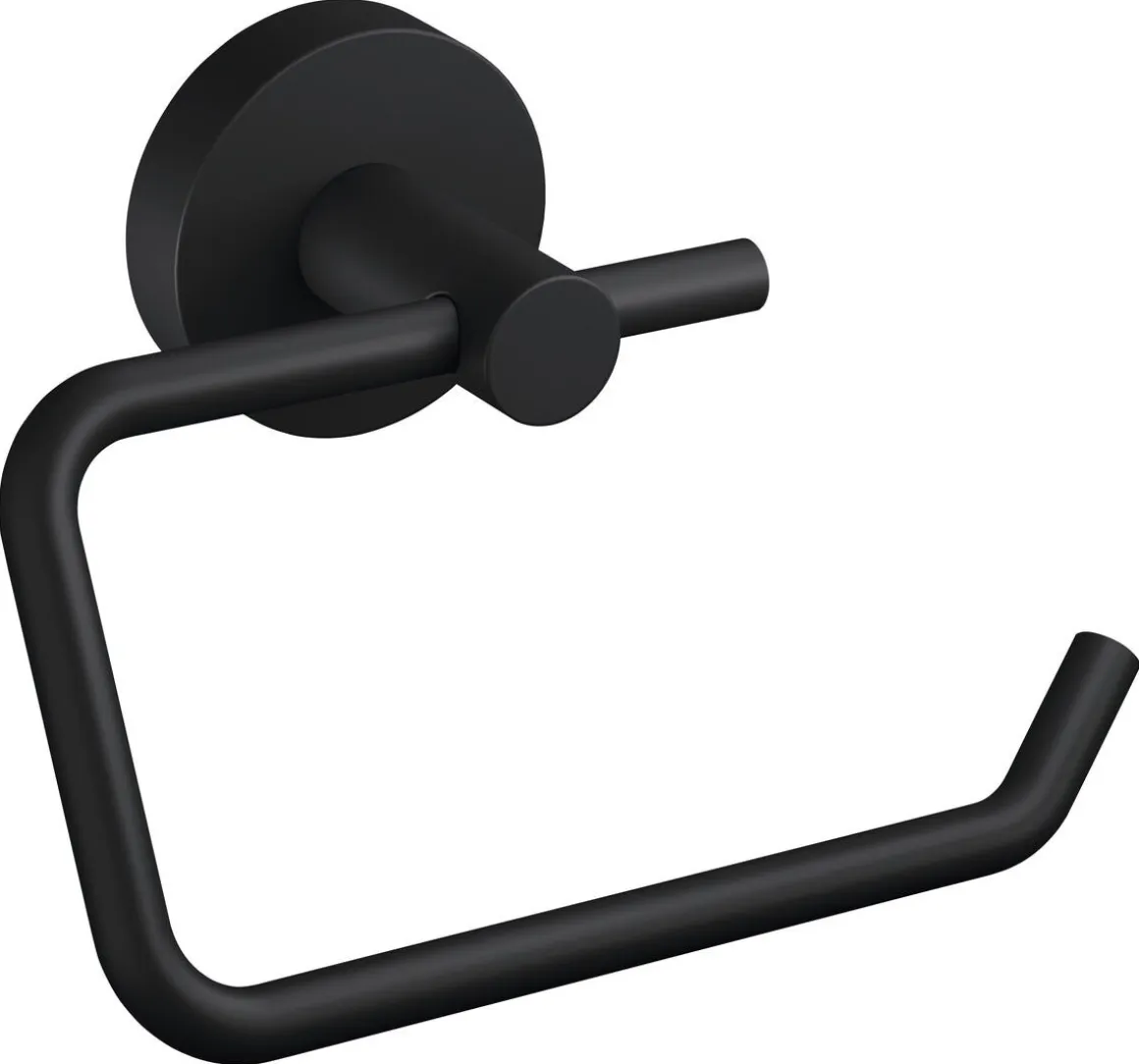Tesa Moon Black dorullholder selvklebende, svart