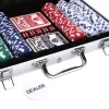 Texas Hold'em pokersett med koffert, 300 sjetonger
