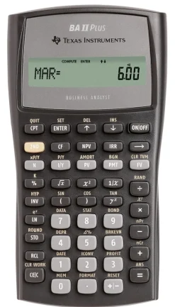 Texas Instruments BAII Plus finanskalkulator