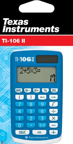 Texas Instruments TI-106 II Solar enkel kalkulator