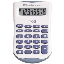 Texas Instruments TI-501 kalkulator 8-sifret