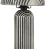 Tilde bordlampe stripet keramikk, 32 cm, Northlight