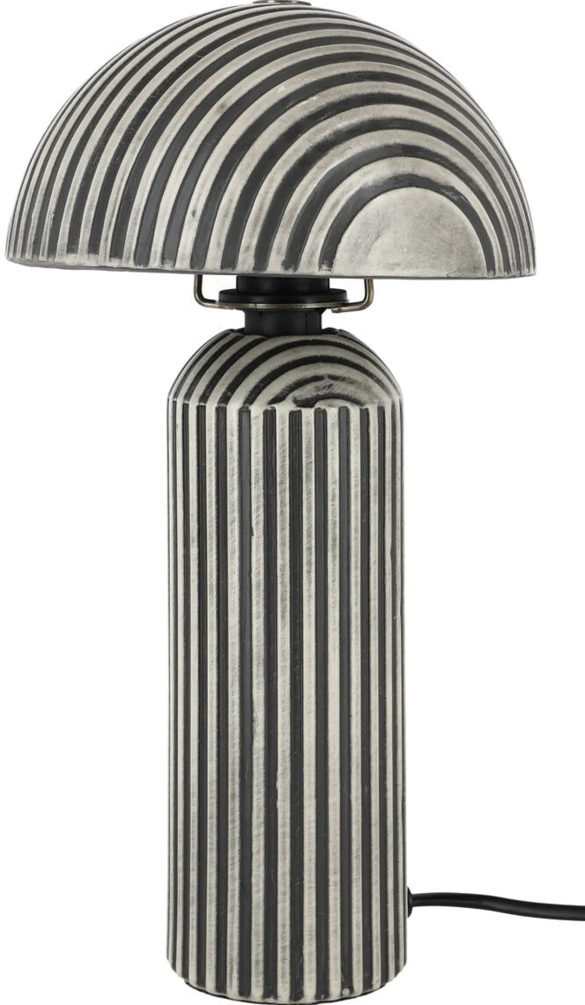 Tilde bordlampe stripet keramikk, 32 cm, Northlight