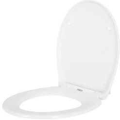 Toalettsete soft close, hvit, duroplast