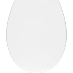 Toalettsete soft close, hvit, duroplast