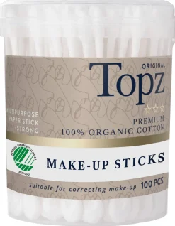 Topz Original Make-Up Sticks bomullspinner, 100-pakning