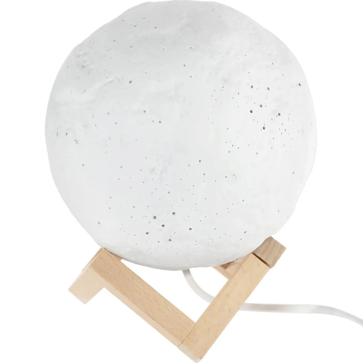Tor månelampe porselen hvit, 21 cm, Northlight