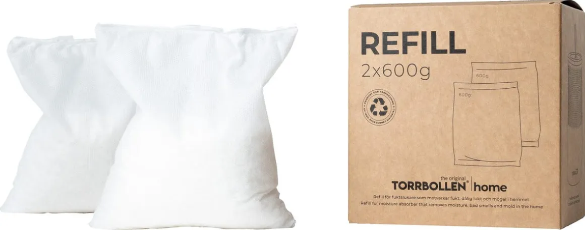 Torrbollen Home Refill, 2-pakning
