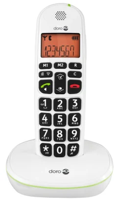 Trådløs telefon Doro PhoneEasy 100w