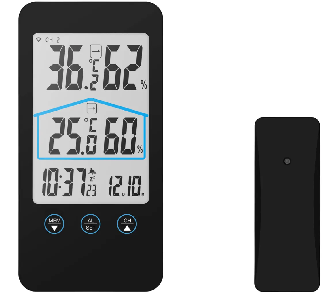 Trådløst hygrometer/termometer