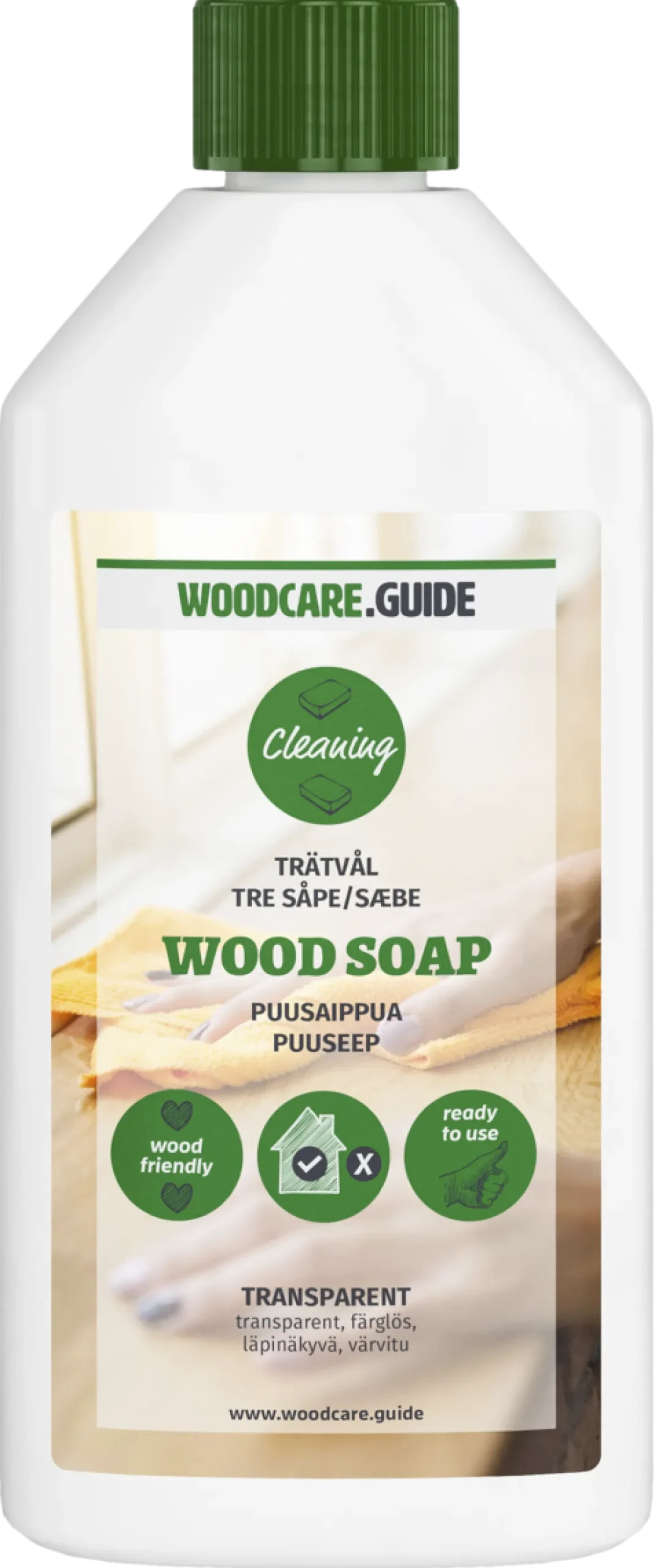 Tresåpe WoodCare.Guide innendørs, 250 ml