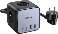 Ugreen Diginest Cube grenuttak og lader USB-C, USB-A