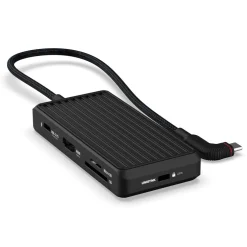 Unisynk USB-C hub for laptop, 8 porter