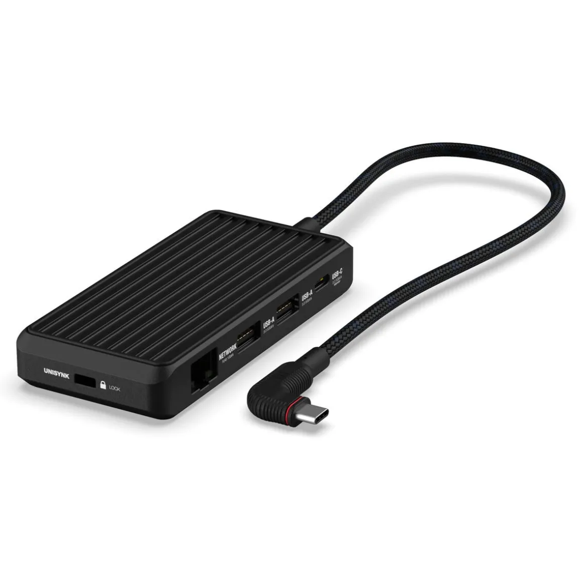 Unisynk USB-C hub for laptop, 8 porter
