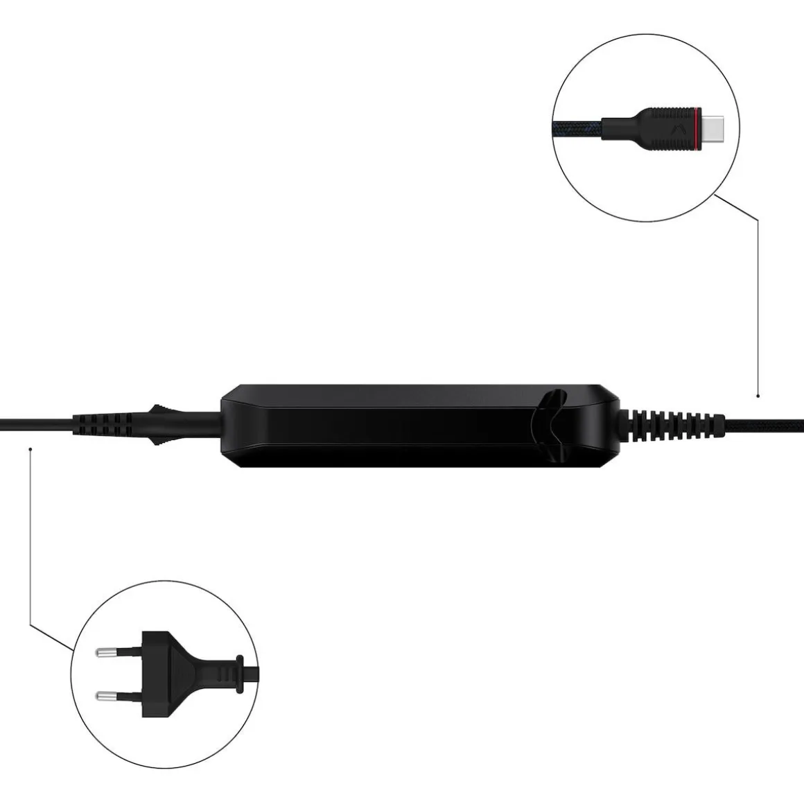 Unisynk USB-C-lader på 100 W til bærbar datamaskin