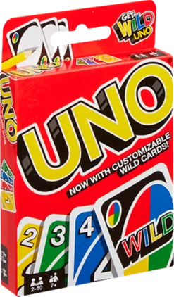 UNO kortspill, fra 7 år