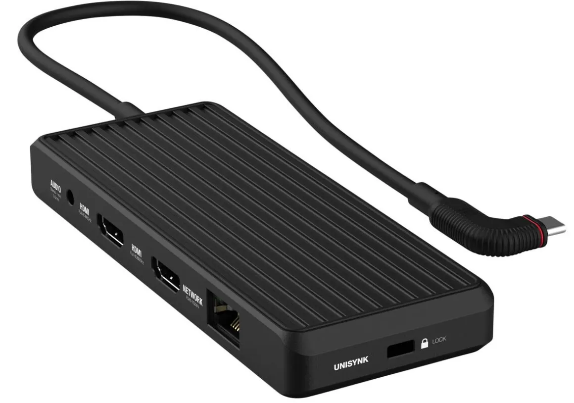 USB-C dockingstasjon 10 porter