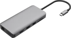 USB-C 12-i-1 dockingstasjon